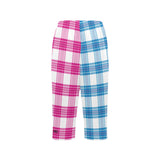 Tartan Cropped Pajama Pants - Free P&P Worldwide
