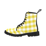 Tartan Leather Boots - Free p&p Worldwide