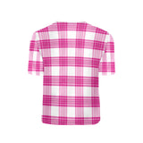 Isle of Bute Tartan Festival Youth Pink Tees - Free p&p
