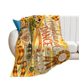 Highland Dancer Blanket - Free p&p Worldwide