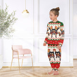 Girls' Tartan Long Pyjama Set - Free P&P Worldwide