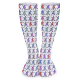 Highland Dancer Knee Practice Length Kids Socks