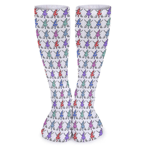 Highland Dancer Knee Practice Length Kids Socks