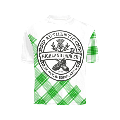 Highland Dancer Youth Crew Neck T-Shirt - FREE p&p Worldwide