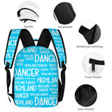 Highland Dancer Kids Backpack, Lunch Bag & Pencil Case - Free p&p Worldwide