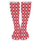 ✨ 'Mull Sky' Tartan Knee Length Kids Socks (1 Pairs)✨