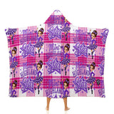 Kids Cosy Tartan Hooded Blanket  Free p&p Worldwide