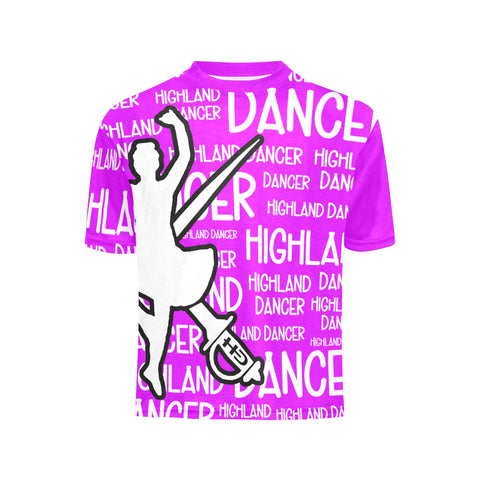 Highland Dancer Youth Crew Neck T-Shirt - FREE p&p Worldwide