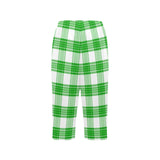 Tartan Cropped Pajama Pants - Free P&P Worldwide