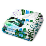 Highland Dancer Blanket - Free p&p Worldwide