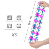 Highland Dancer Knee Practice Length Kids Socks