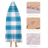 Kids Cosy Tartan Hooded Blanket (40" x 50") - Free p&p Worldwide