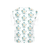 Big Girls' All Over Print Crew Neck T-Shirt(T40-2)