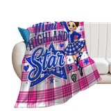 Highland Dancer Blanket - Free p&p Worldwide