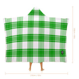 Kids Cosy Tartan Hooded Blanket (40" x 50") - Free p&p Worldwide