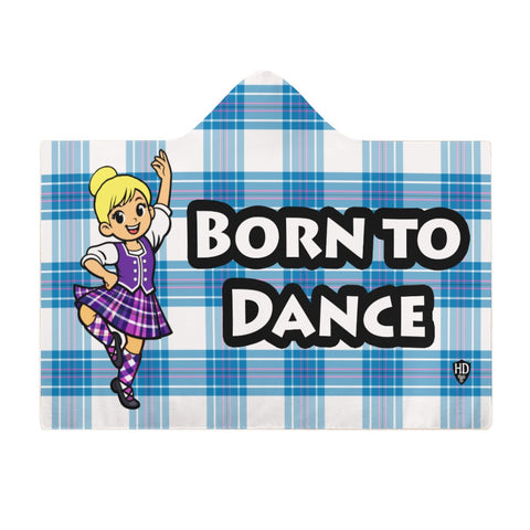 Kids Cosy Tartan Hooded Blanket (40" x 50") - Free p&p Worldwide