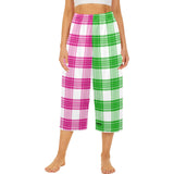 Tartan Cropped Pajama Pants - Free P&P Worldwide