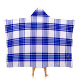 Kids Cosy Tartan Hooded Blanket (40" x 50") - Free p&p Worldwide