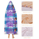 Kids Cosy Tartan Hooded Blanket  Free p&p Worldwide