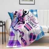 Highland Dancer Blanket - Free p&p Worldwide