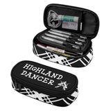 HD Tartan 3-Layer Pencil Case - FREE p&p Worldwide