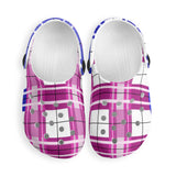 dHD Tartan Colour Mix - Kids Clogs - FREE p&p Worldwide