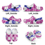 dHD Tartan Colour Mix - Kids Clogs - FREE p&p Worldwide