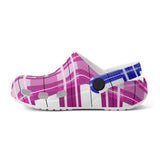 dHD Tartan Colour Mix - Kids Clogs - FREE p&p Worldwide