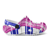 dHD Tartan Colour Mix - Kids Clogs - FREE p&p Worldwide