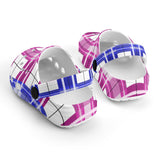 dHD Tartan Colour Mix - Kids Clogs - FREE p&p Worldwide