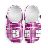 dHD Tartan Colour Mix - Kids Clogs - FREE p&p Worldwide