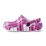 dHD Tartan Colour Mix - Kids Clogs - FREE p&p Worldwide