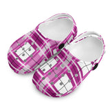 dHD Tartan Colour Mix - Kids Clogs - FREE p&p Worldwide