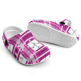 dHD Tartan Colour Mix - Kids Clogs - FREE p&p Worldwide