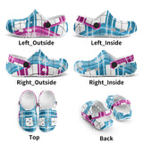 dHD Tartan Colour Mix - Kids Clogs - FREE p&p Worldwide
