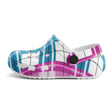 dHD Tartan Colour Mix - Kids Clogs - FREE p&p Worldwide