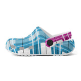 dHD Tartan Colour Mix - Kids Clogs - FREE p&p Worldwide