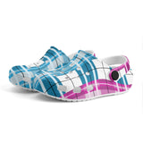 dHD Tartan Colour Mix - Kids Clogs - FREE p&p Worldwide