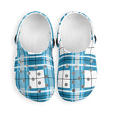 dHD Tartan Colour Mix - Kids Clogs - FREE p&p Worldwide