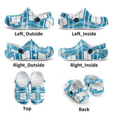 dHD Tartan Colour Mix - Kids Clogs - FREE p&p Worldwide