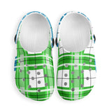 dHD Tartan Colour Mix - Kids Clogs - FREE p&p Worldwide