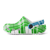 dHD Tartan Colour Mix - Kids Clogs - FREE p&p Worldwide