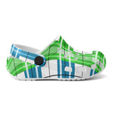 dHD Tartan Colour Mix - Kids Clogs - FREE p&p Worldwide