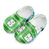 dHD Tartan Colour Mix - Kids Clogs - FREE p&p Worldwide