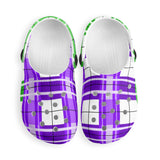 dHD Tartan Colour Mix - Kids Clogs - FREE p&p Worldwide
