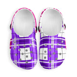 dHD Tartan Colour Mix - Kids Clogs - FREE p&p Worldwide