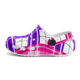 dHD Tartan Colour Mix - Kids Clogs - FREE p&p Worldwide