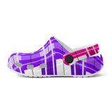 dHD Tartan Colour Mix - Kids Clogs - FREE p&p Worldwide