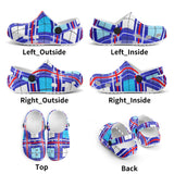dHD Tartan Colour Mix - Kids Clogs - FREE p&p Worldwide