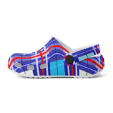 dHD Tartan Colour Mix - Kids Clogs - FREE p&p Worldwide